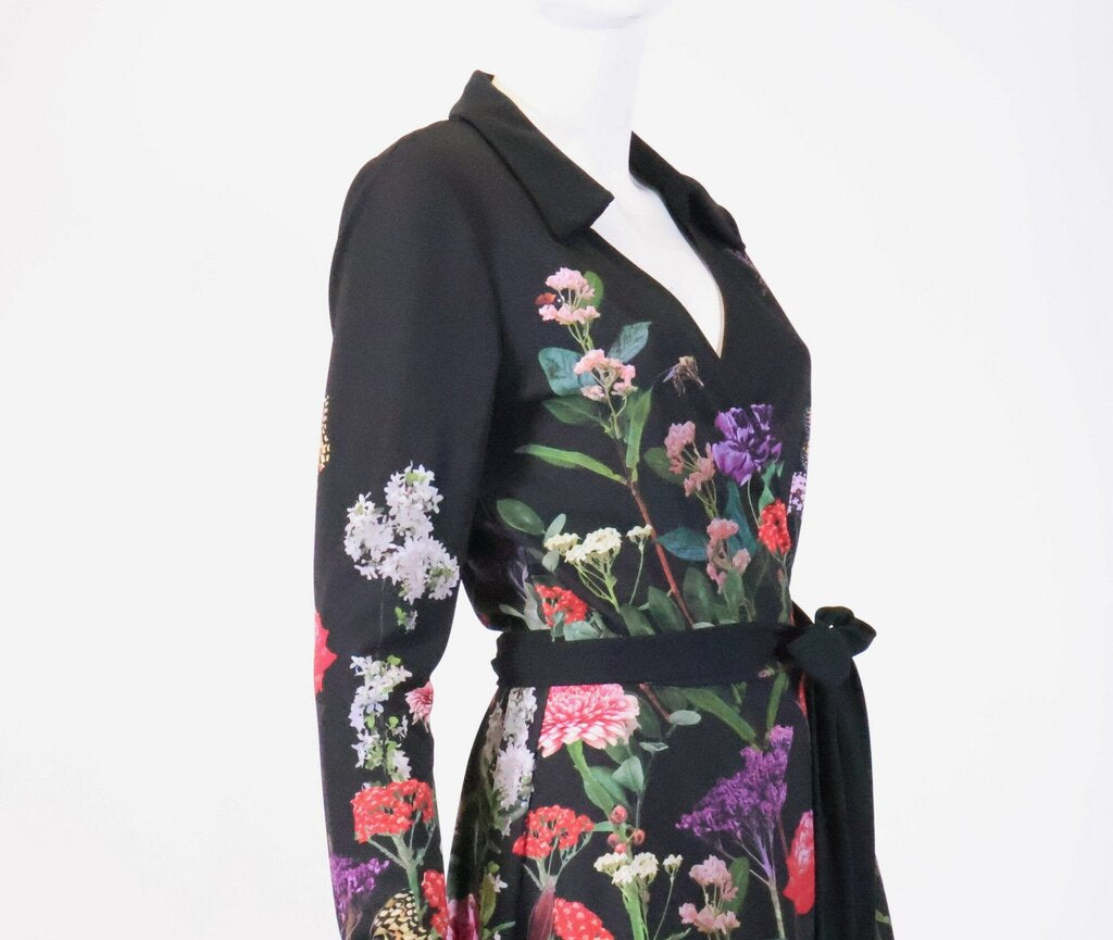 (8) 'Secret Garden' Wrap Mini Dress