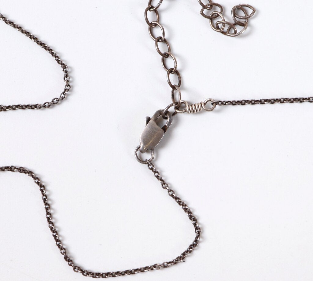 14K Sliding Drop Pendant Necklace