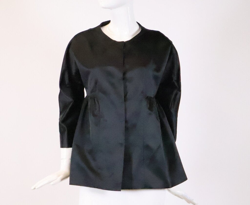 (42/4) Silk Button Up Blouse