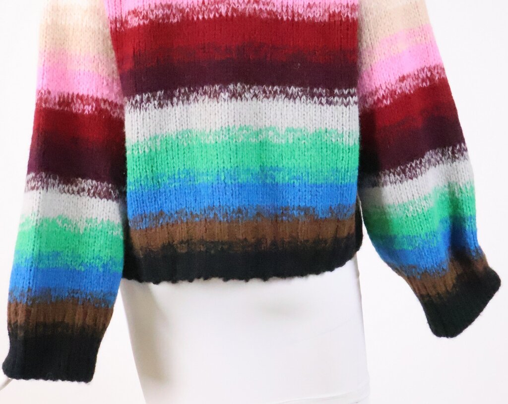 (XS/S) Multi color stripe cardigan