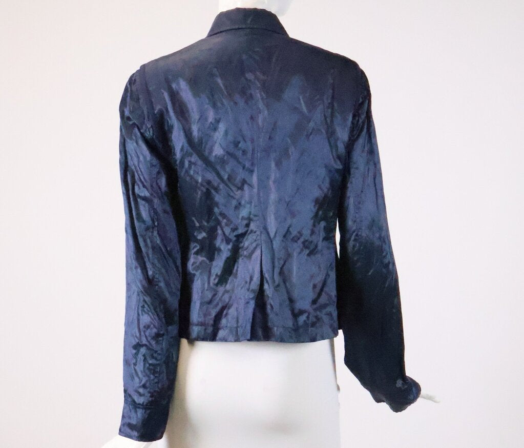 (8) Navy Sheen Jacket