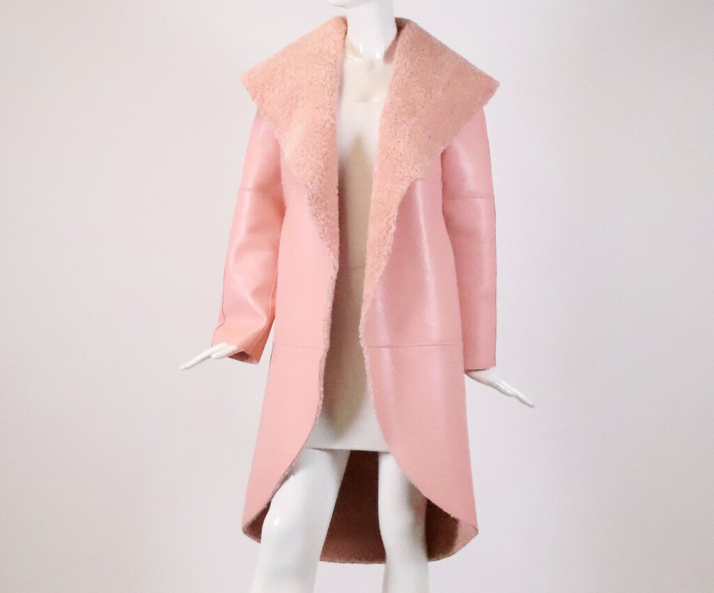(XS) Blush Pink Reversible Coat