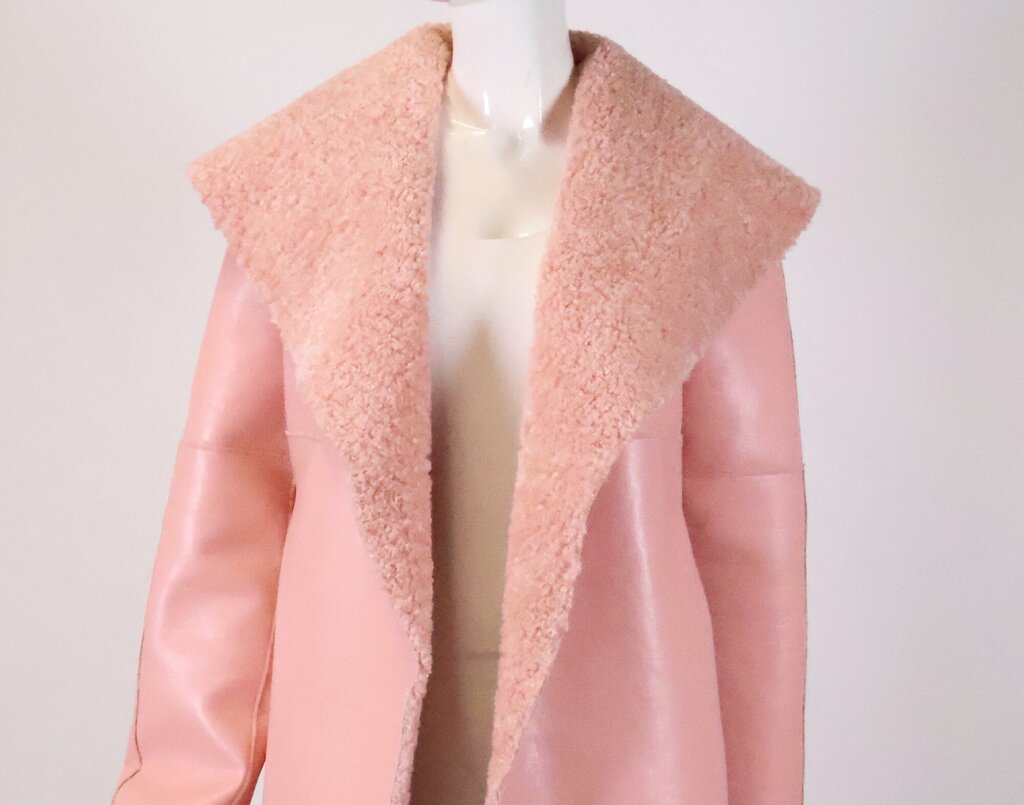 (XS) Blush Pink Reversible Coat