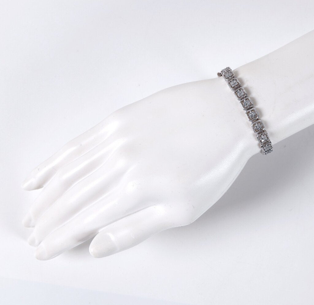 14K Gold and Diamond Tennis Bracelet