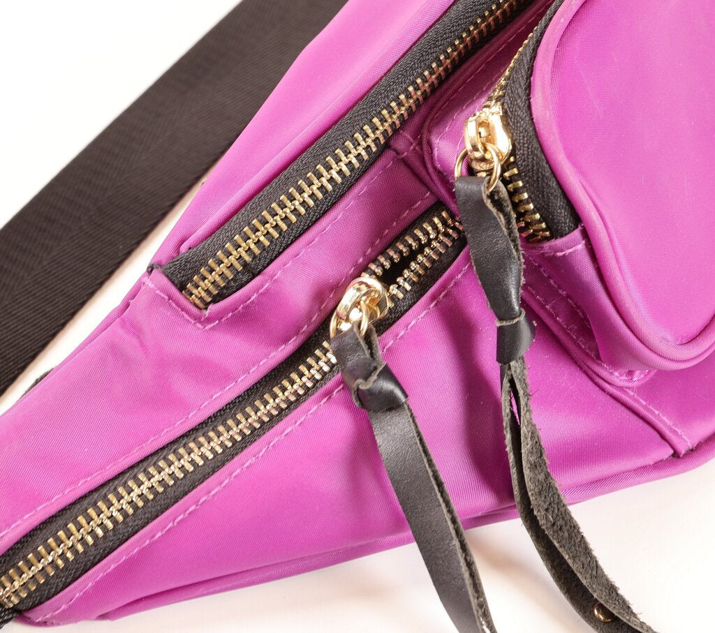 Purple/Black Stud Hip Pack