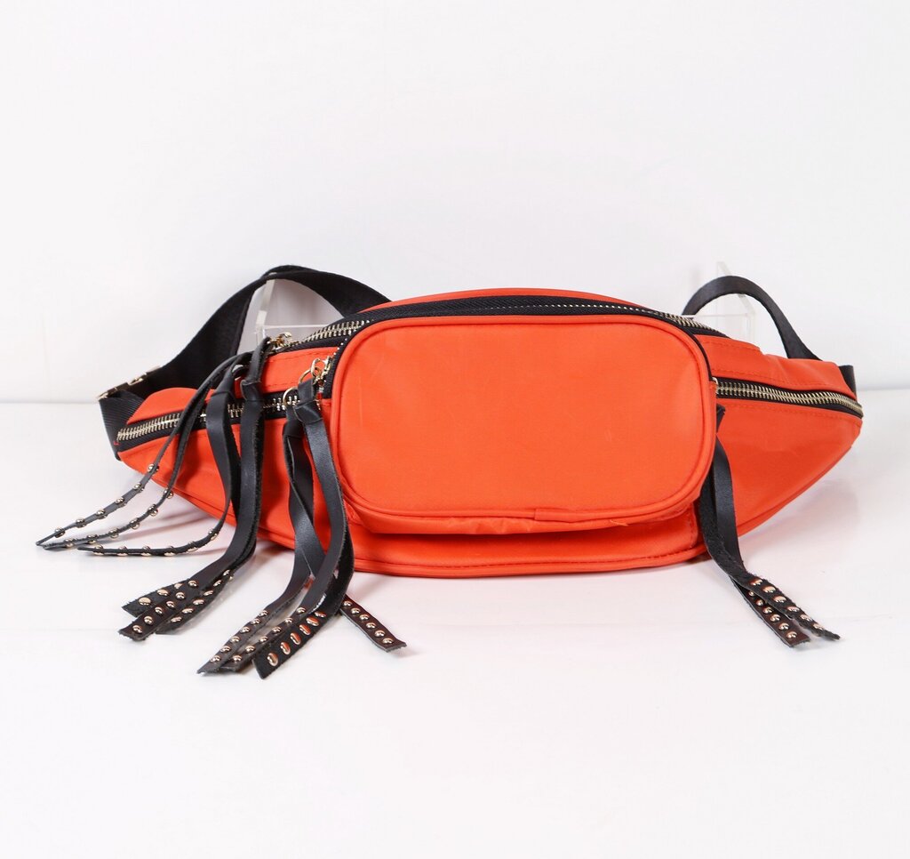 Orange/Black Stud Hip Pack