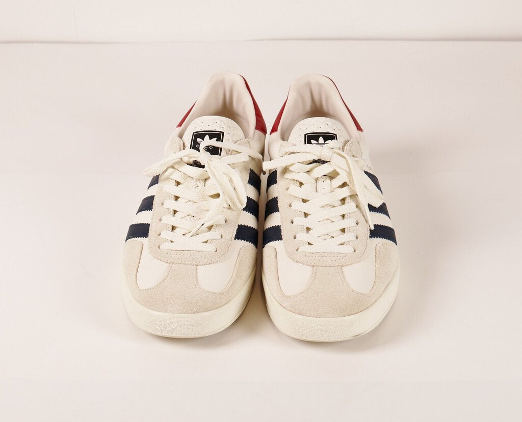 White with Navy & Red Gazelle Sneaker (11)