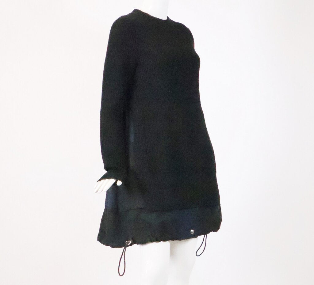Knit and Nylon Dress (M)
