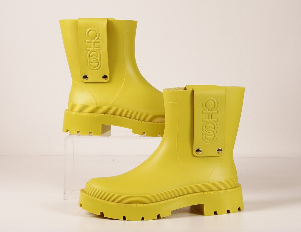 (36) Yellow Rubber Booties