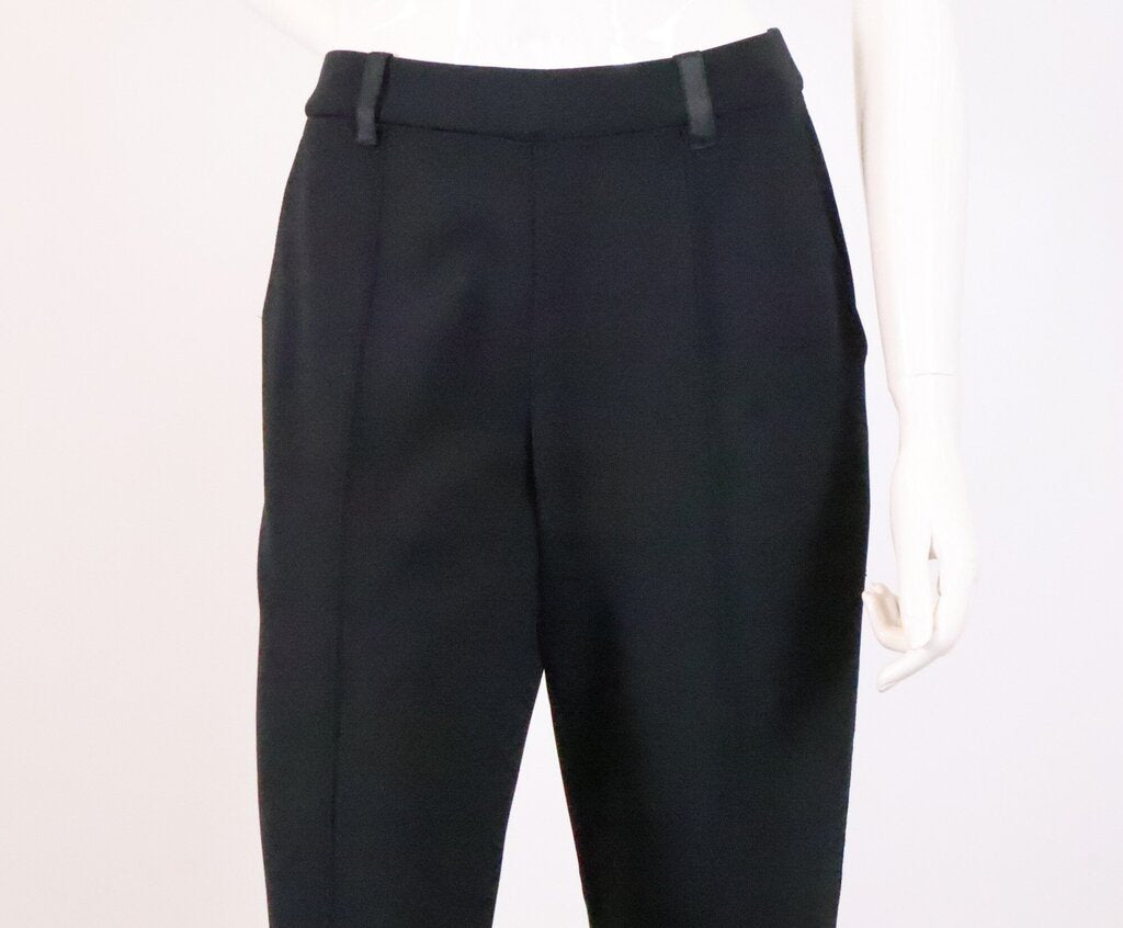 Black High Rise Trousers (S)