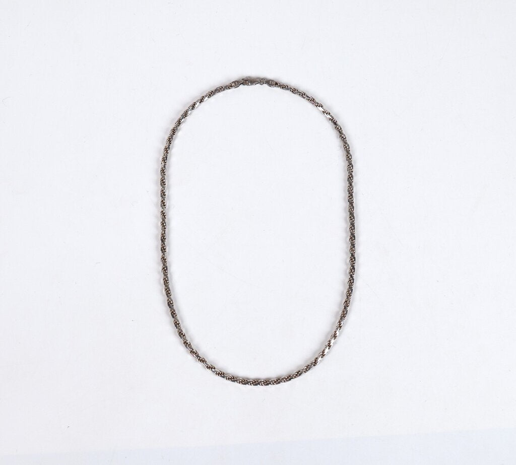 LAST CHANCE! 3mm Sterling Rope Chain (17)