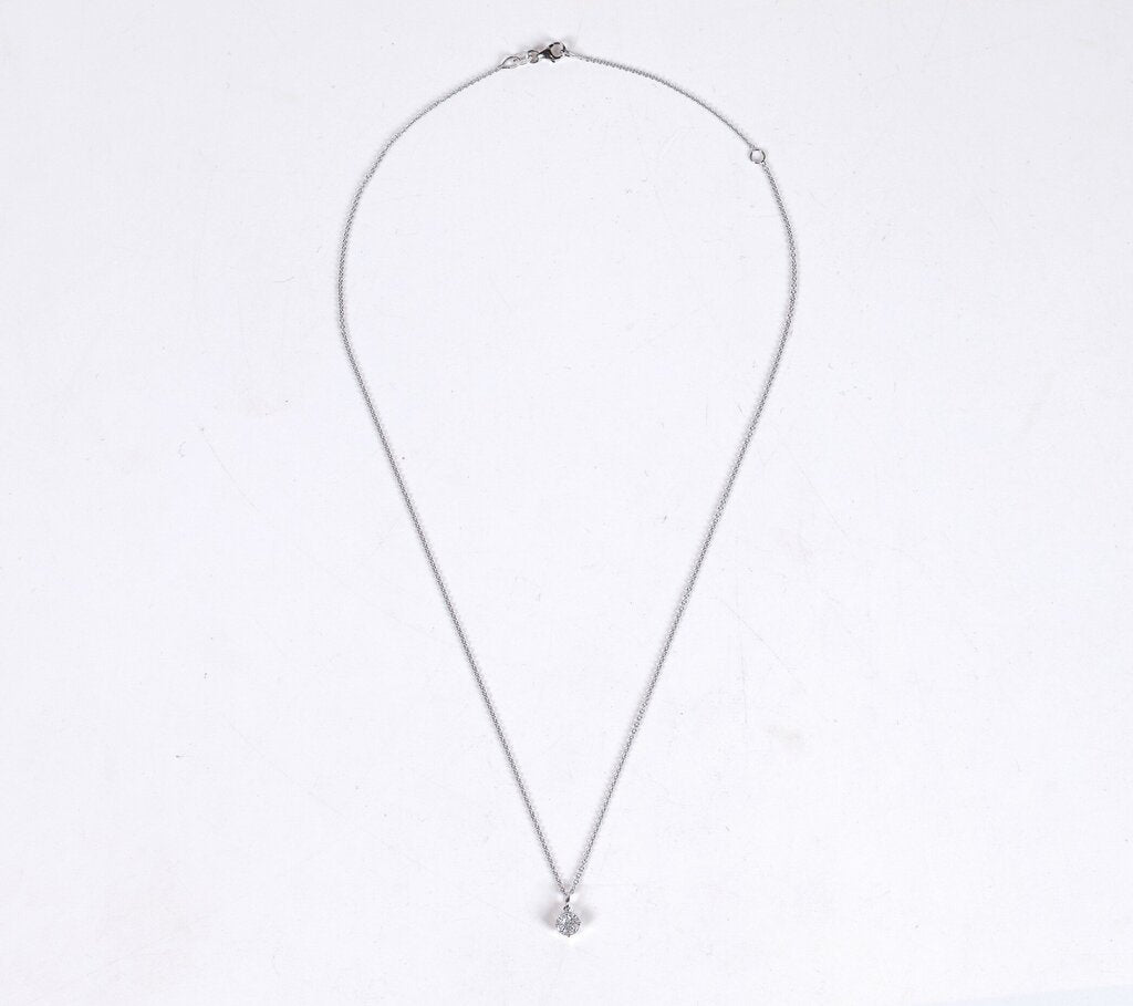 18K and Diamond 'Mika' Round Pendant