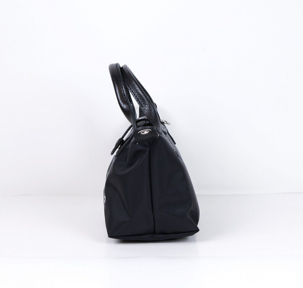 Black Mini 'Le Pliage' with Face