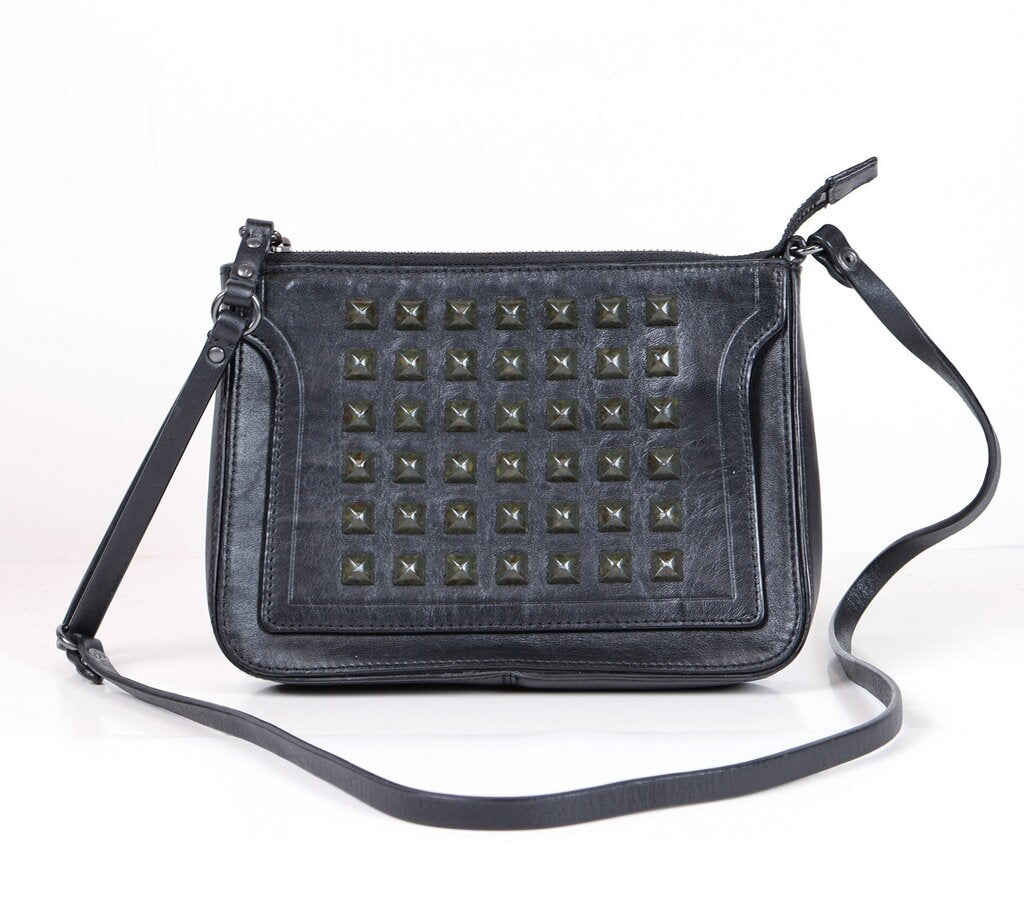 Black Studded Crossbody Bag
