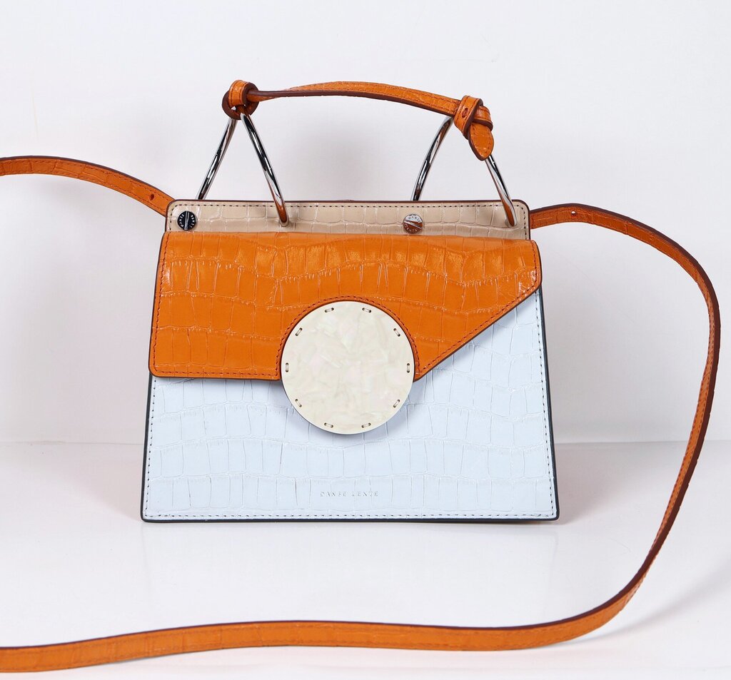 Orange/White Mini 'Phoebe' Bag