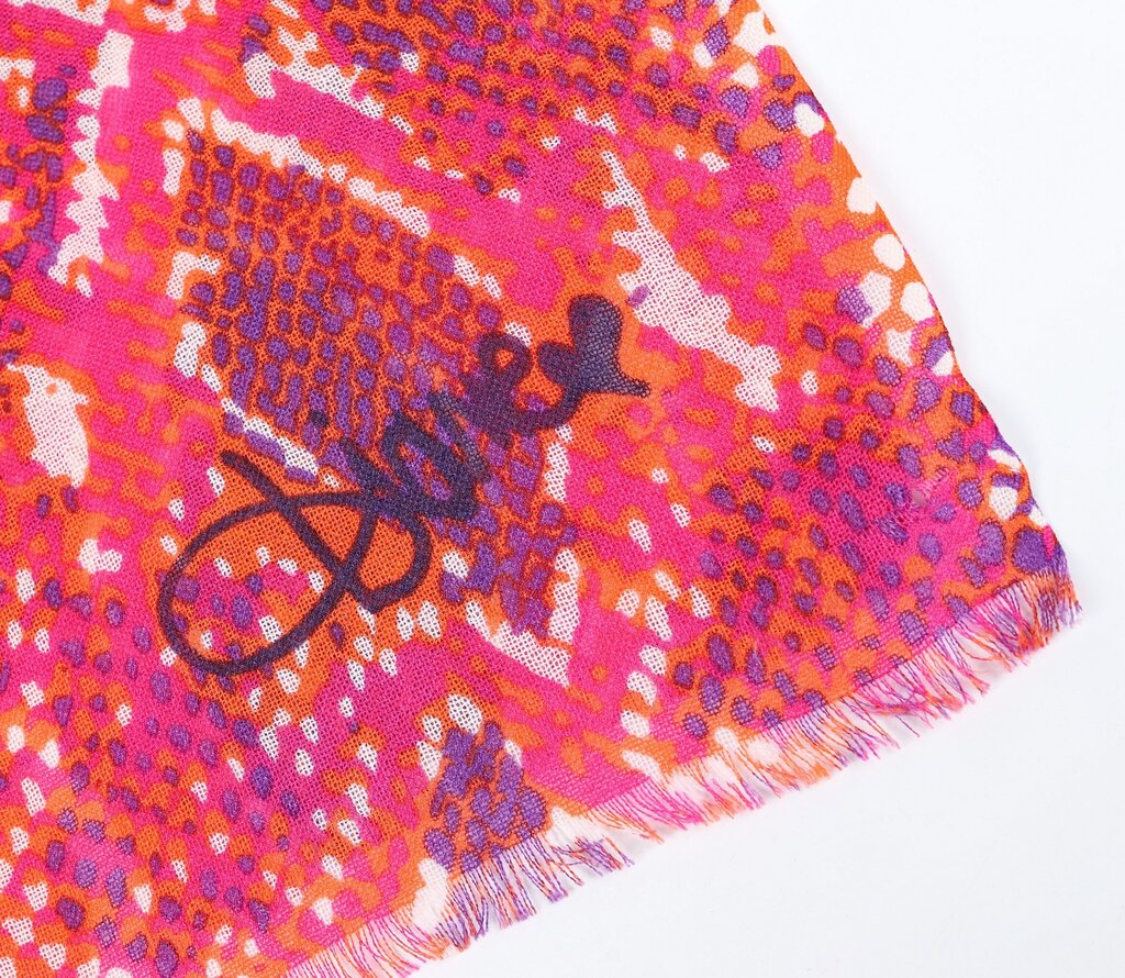 Cashmere Snakeskin Print Scarf