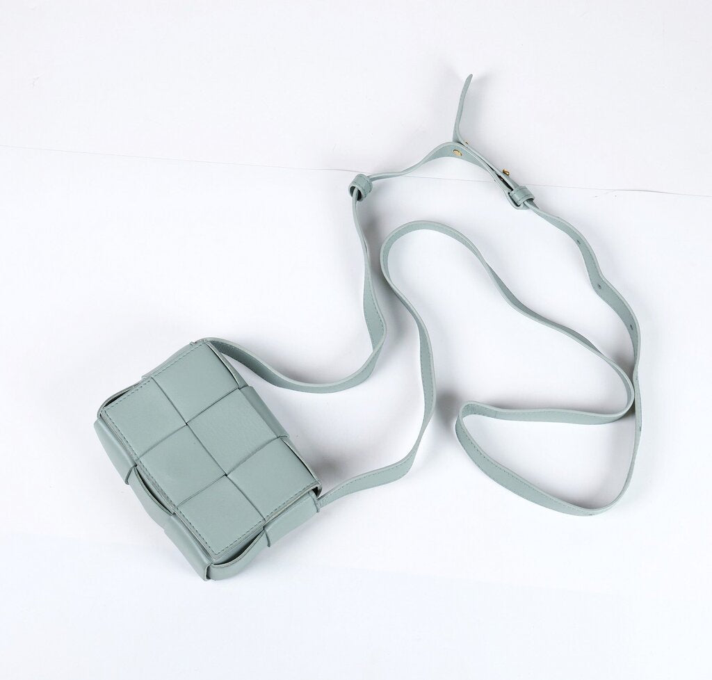 Sage Leather "Candy Cassette Crossbody"