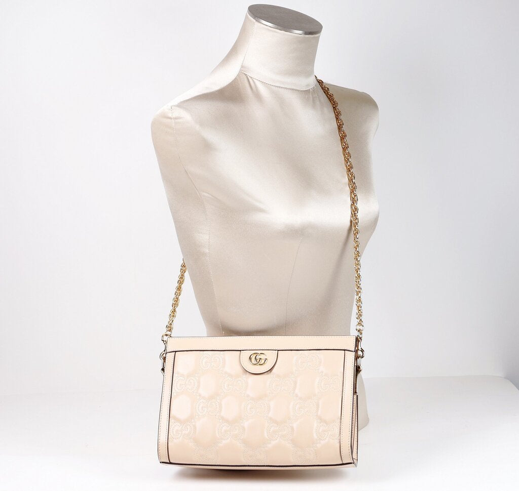 Nude GG Matelasse Ophidia Small Bag