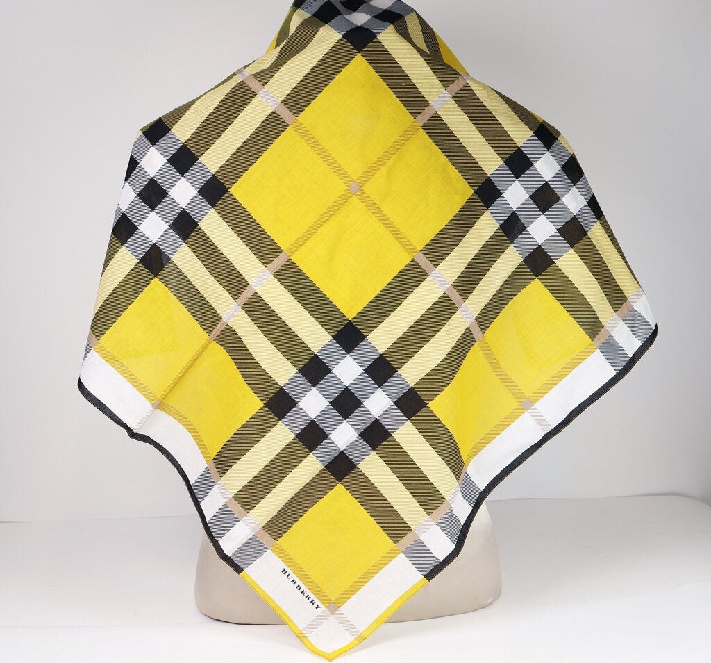 Cotton Plaid Scarf