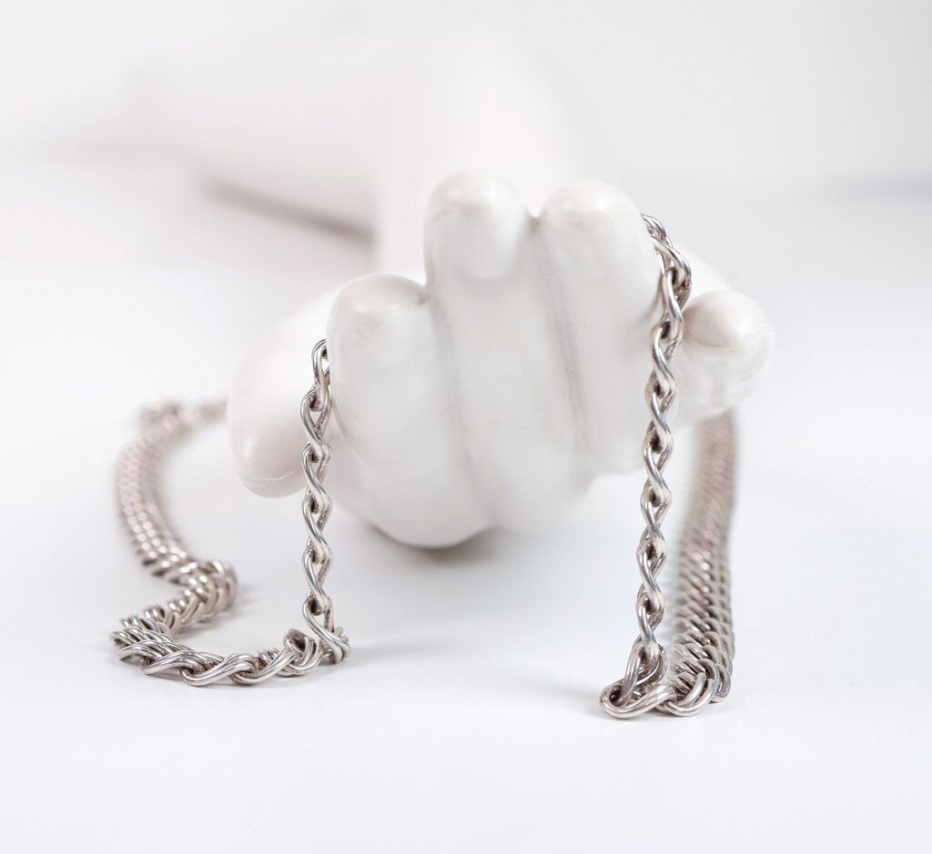 Sterling Double Curb Chain (28)