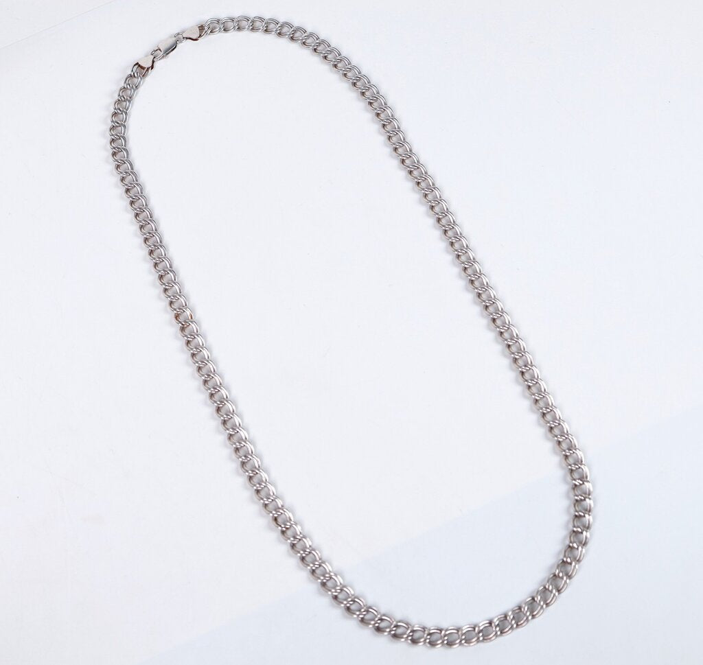 Sterling Double Curb Chain (28)