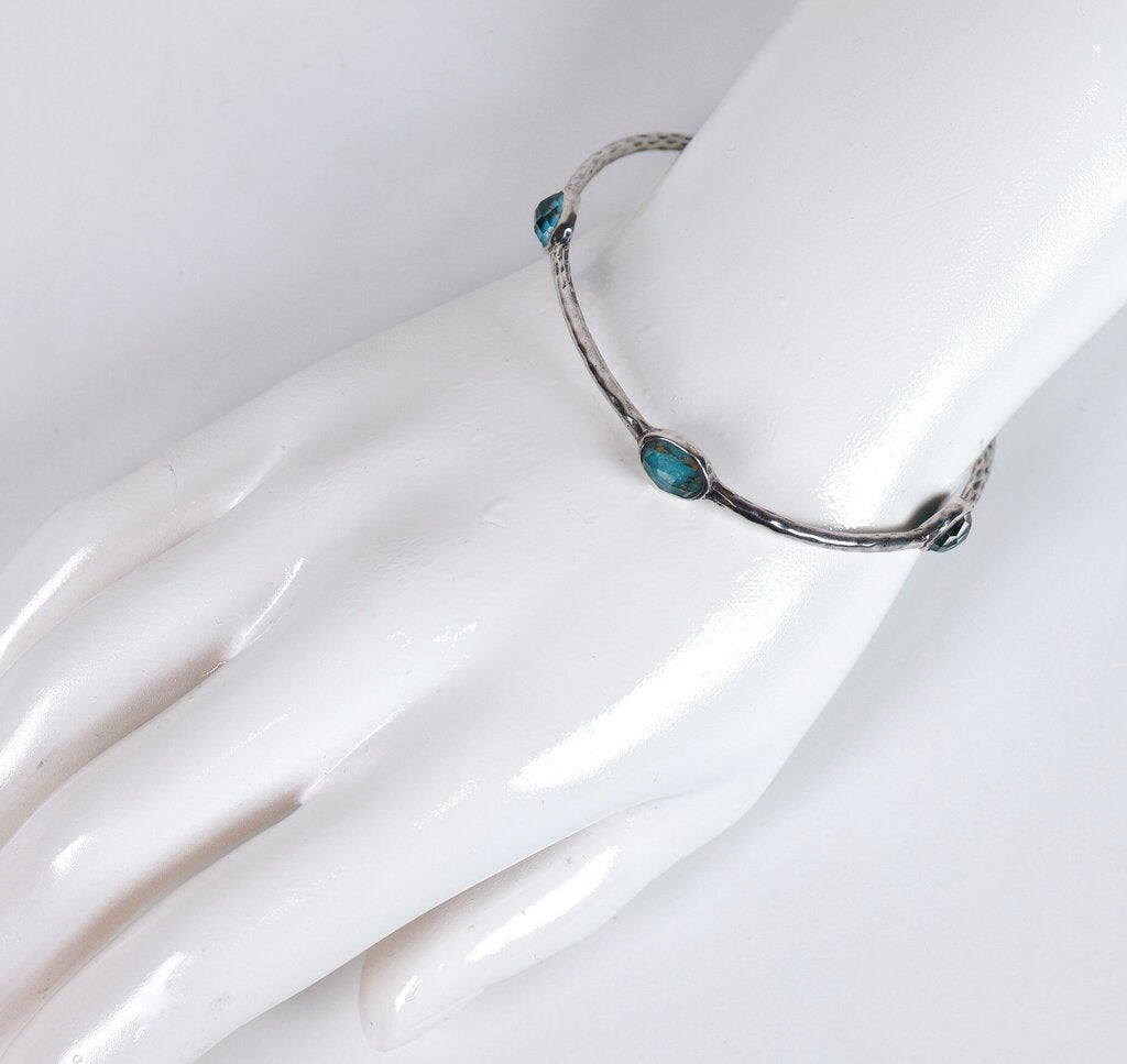 Sterling 5 Stone 'Rock Candy' Bangle