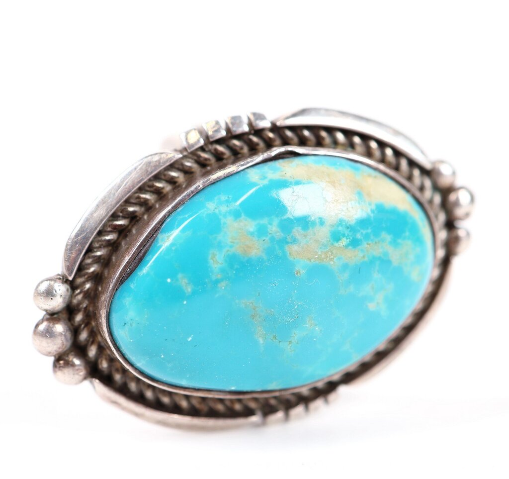 Sterling and Turquoise Ring (8.25)