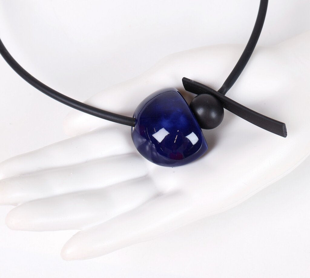 'Shogun' Ceramic and Rubber necklalce