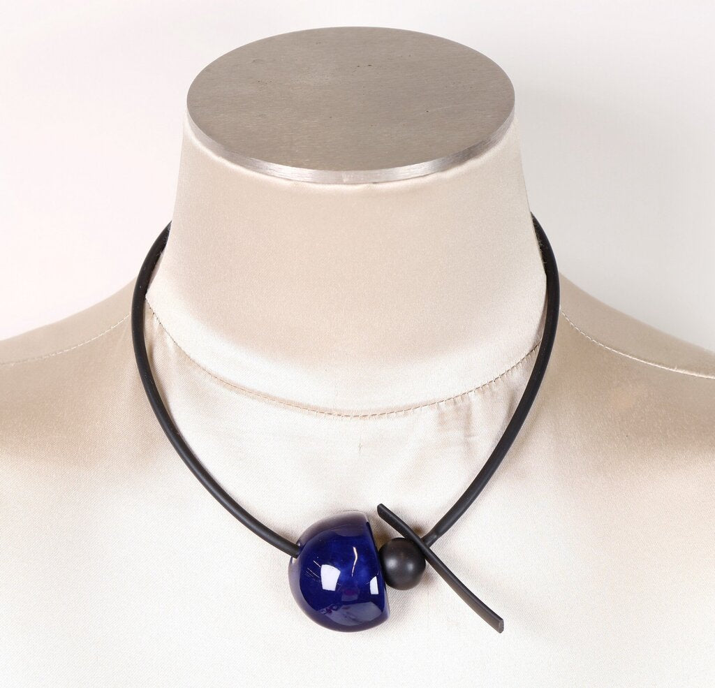 'Shogun' Ceramic and Rubber necklalce