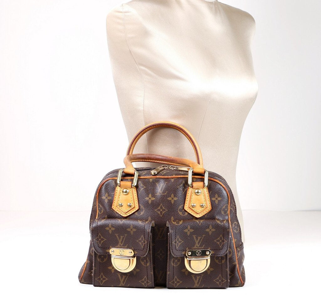 Brown Monogram "Manhattan PM" Bag