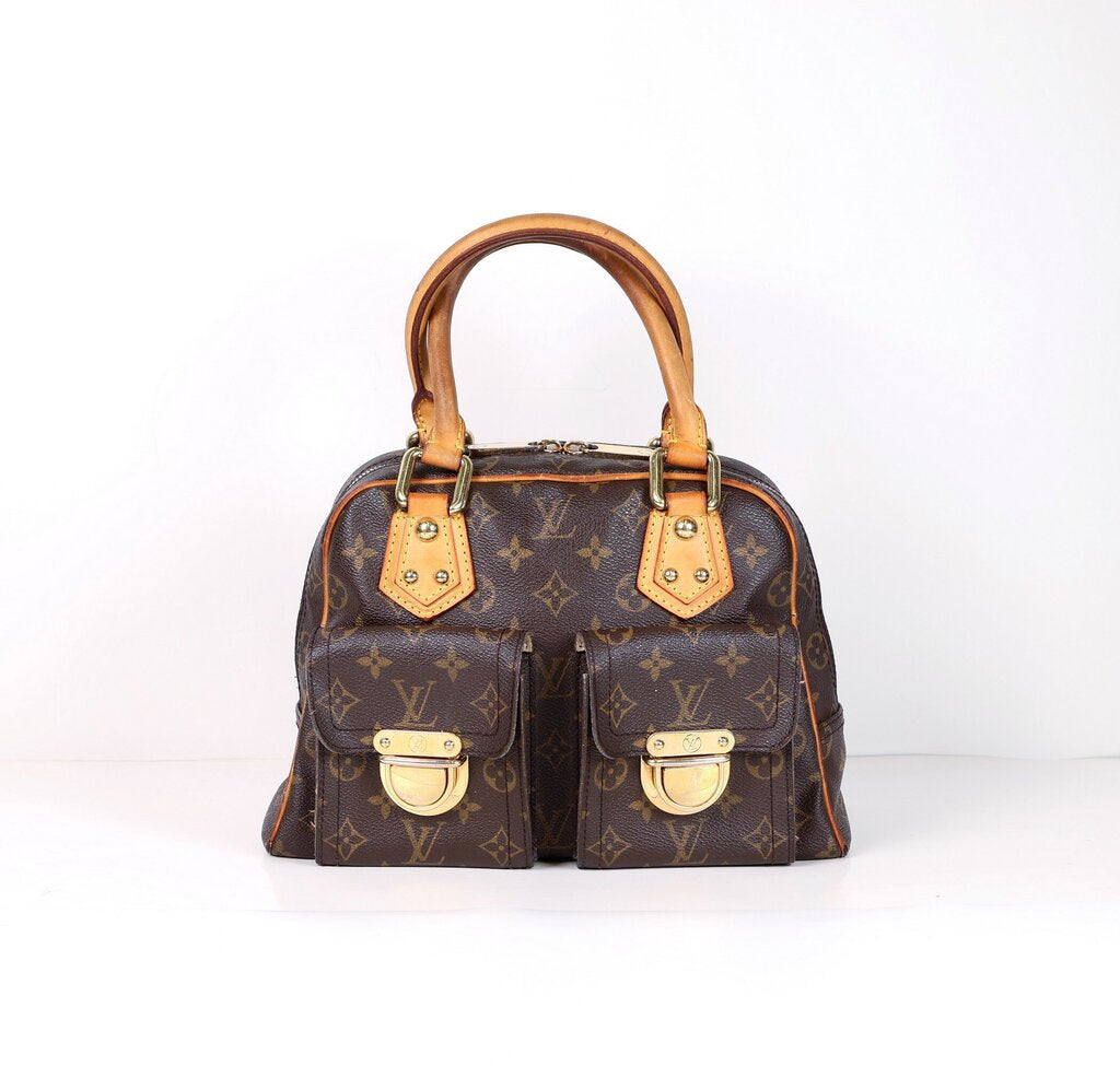Brown Monogram "Manhattan PM" Bag