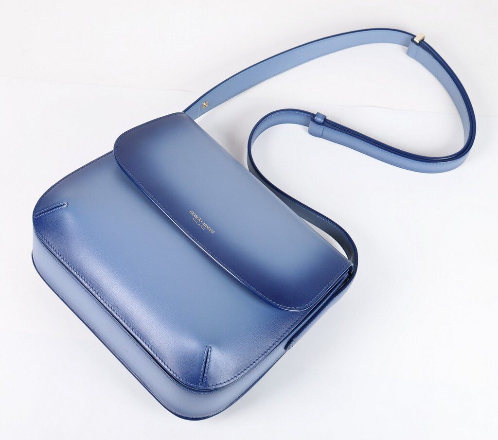Ombre Blue "La Prima" Shoulder Bag