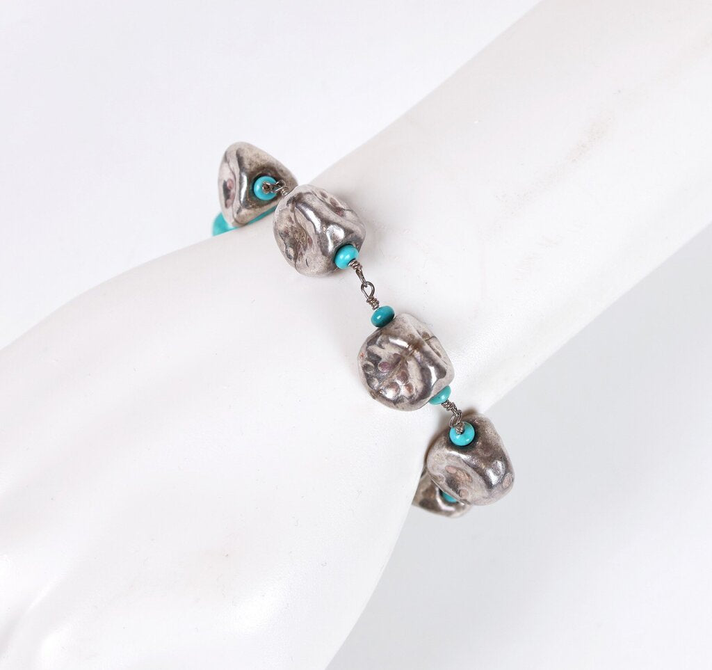 Sterling and Turquoise Bracelet