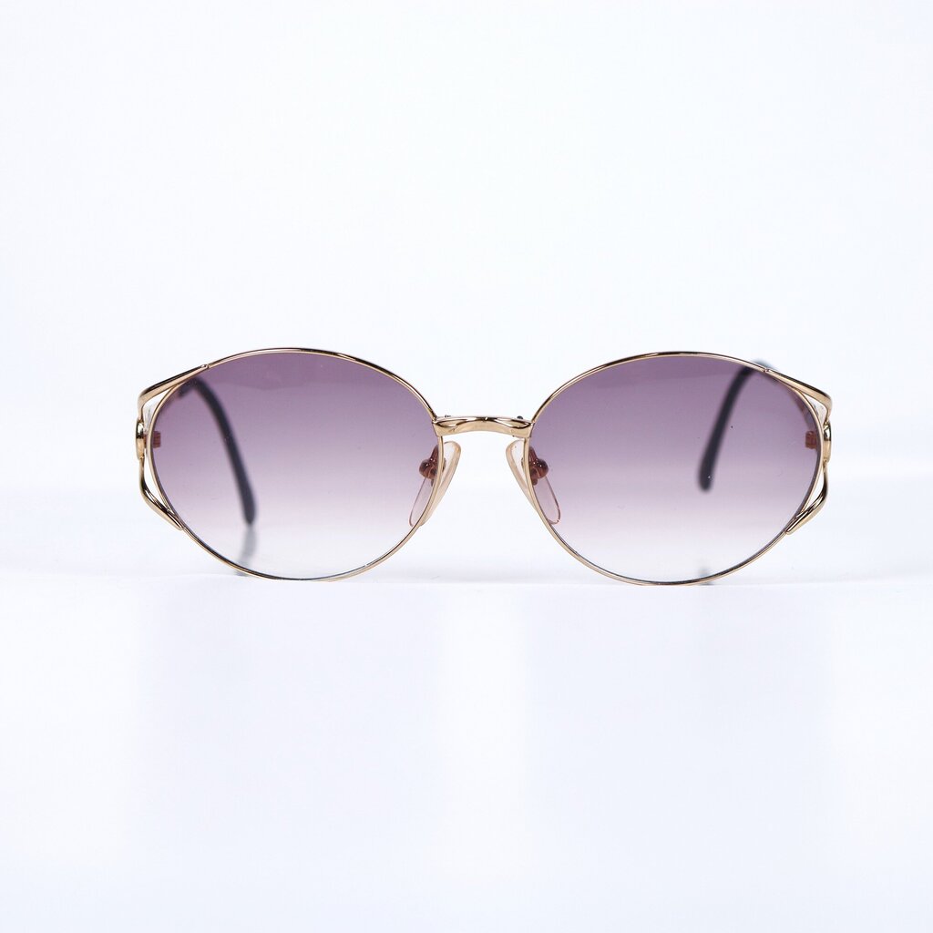 Gold Oval Frame "Stained Glass" Sunglasses