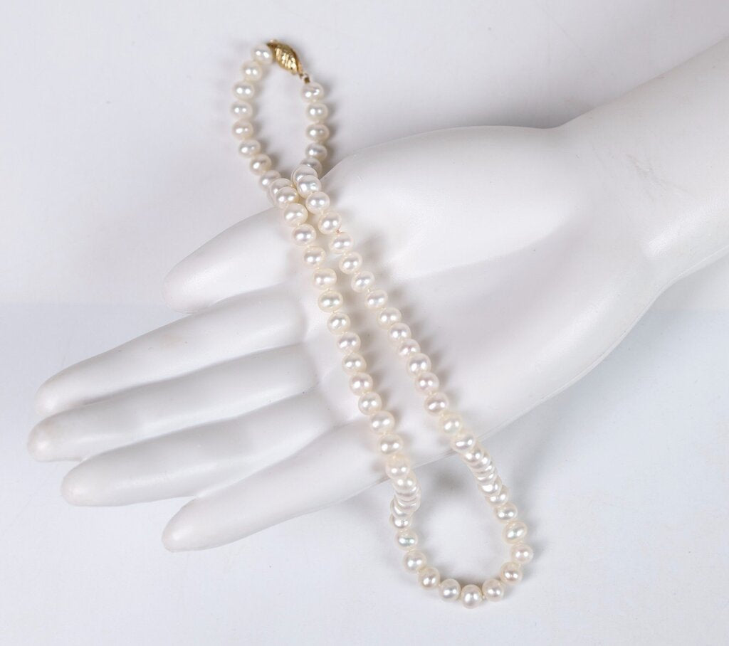 Potato Pearl and 14K Necklace