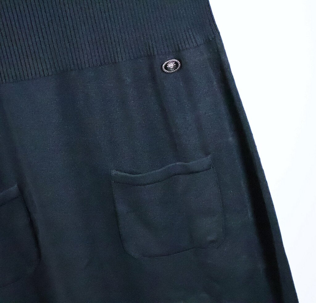 Black Knit Short Sleeve Dress (42/8)