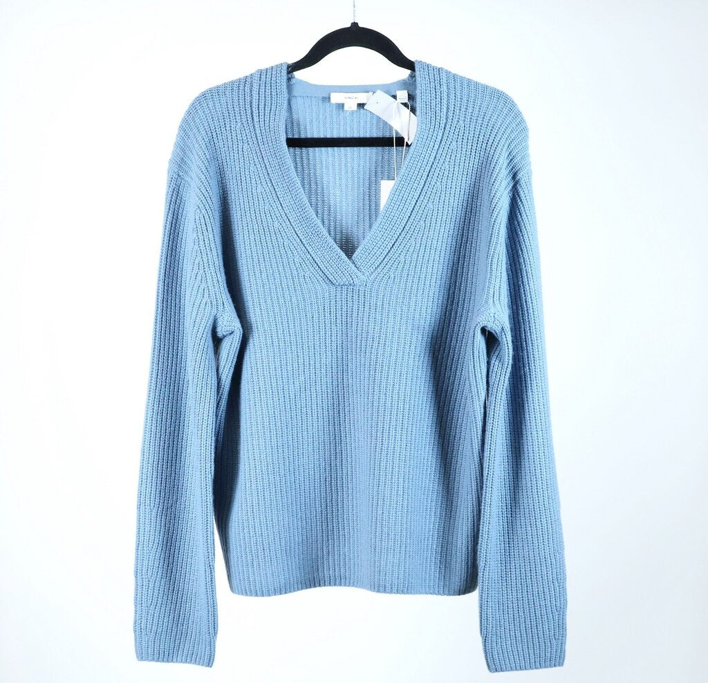 Blue V-neck Sweater
