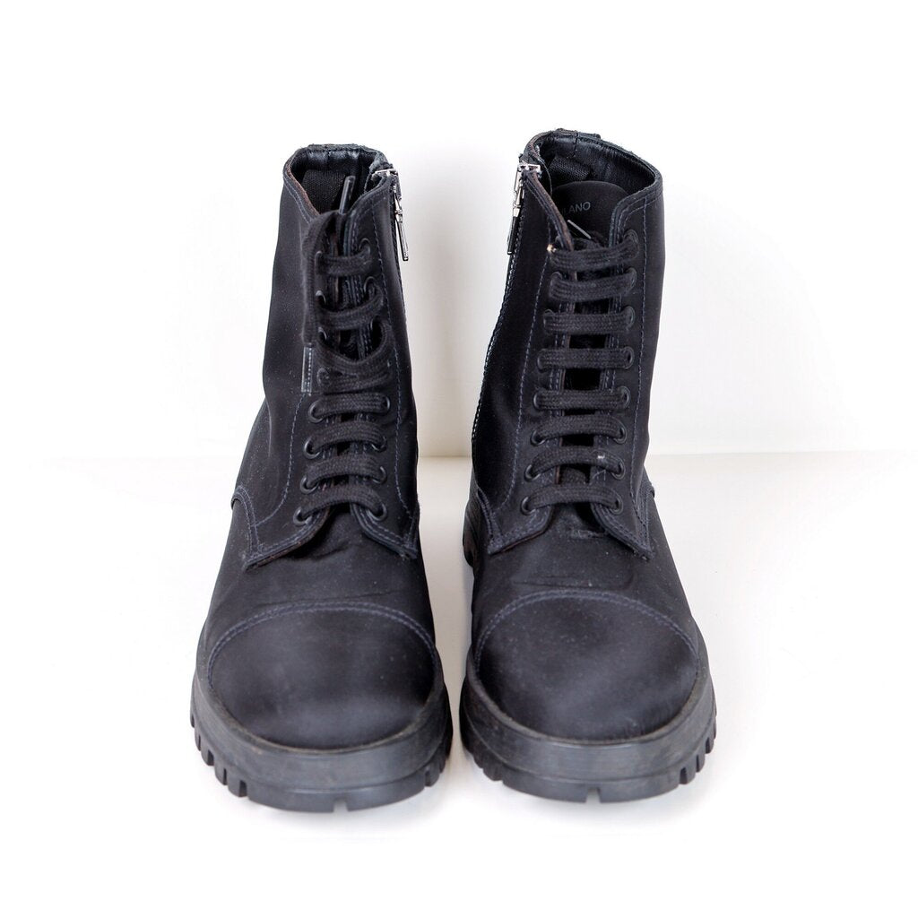 Black Nylon Combat Boot (5)