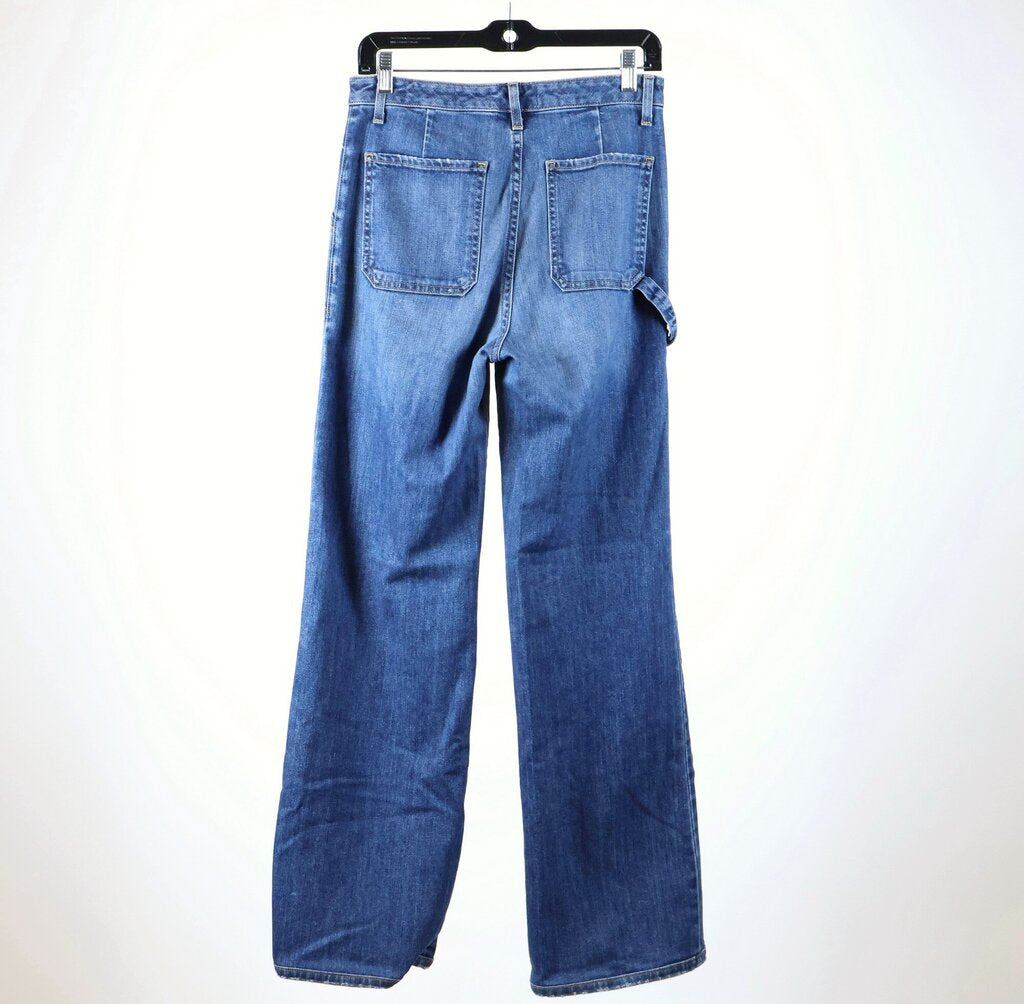 Medium Wash Wide Carpenter Jeans (26)