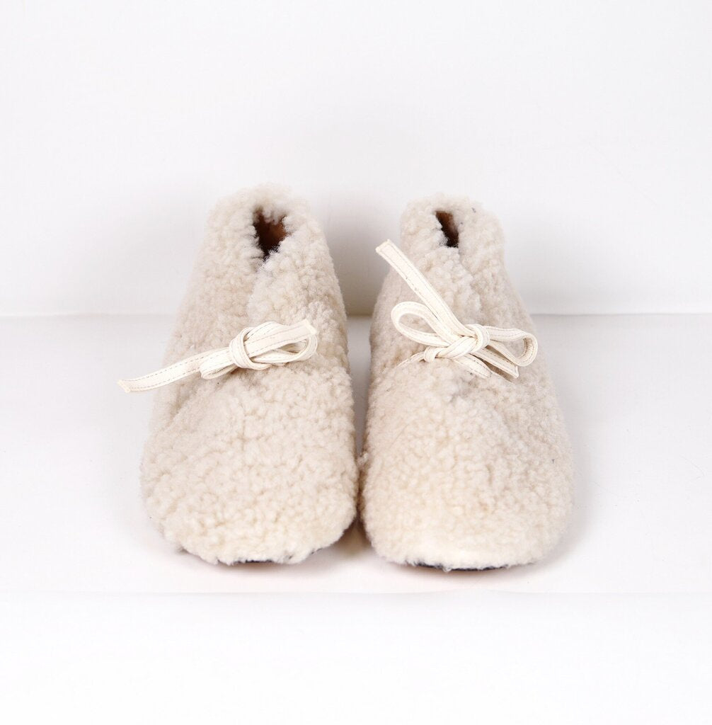 White Shearling Shoe (6)