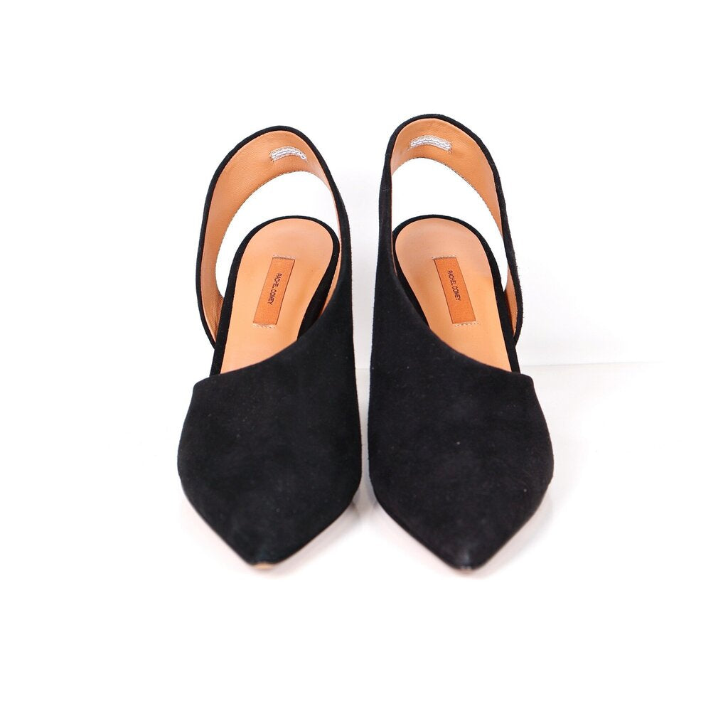 Black Suede "Ballare" Pump (7)