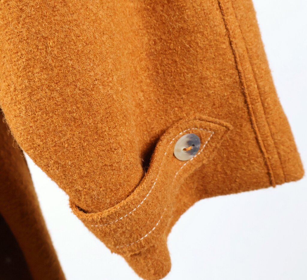 Caramel Wool Trench Coat (M/L)