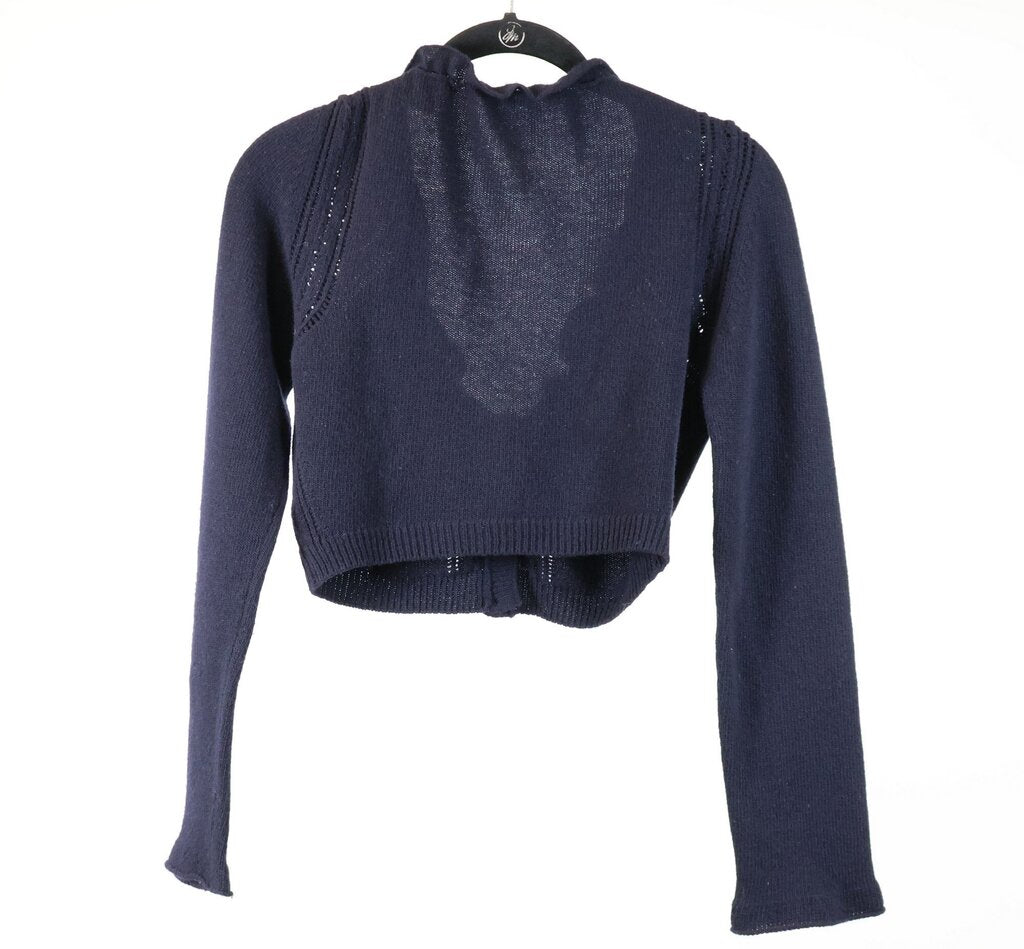 Navy Crop Cardigan (S/6)