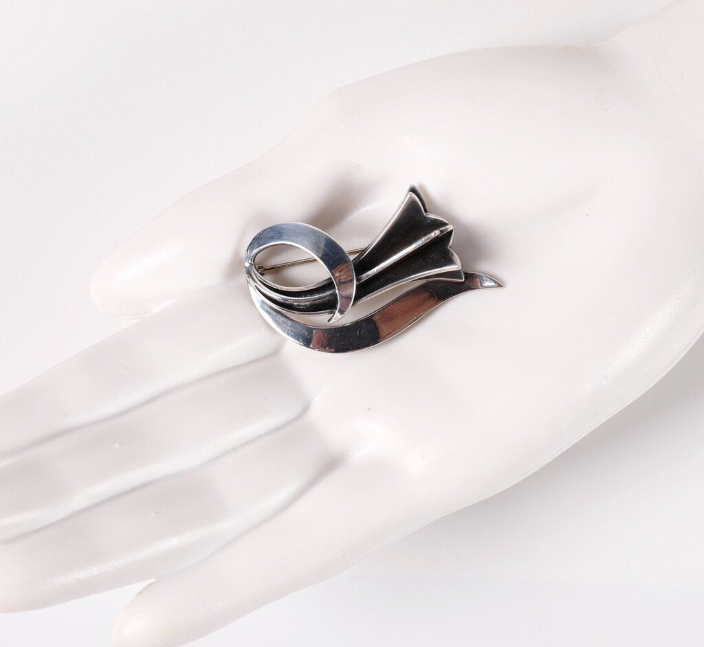 last chance! Sterling Tulip Trumpet Pin Model 204
