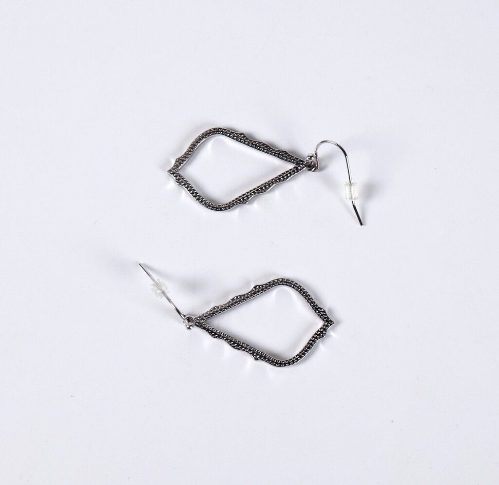 'Sophia' Silver Teardrop Earrings