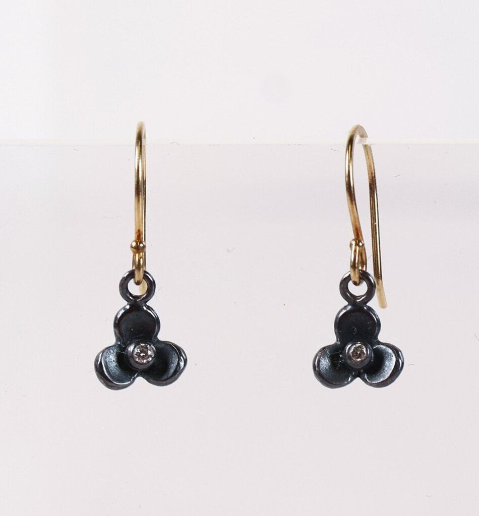 Diamond Sterling and 18K 'Jane' earrings