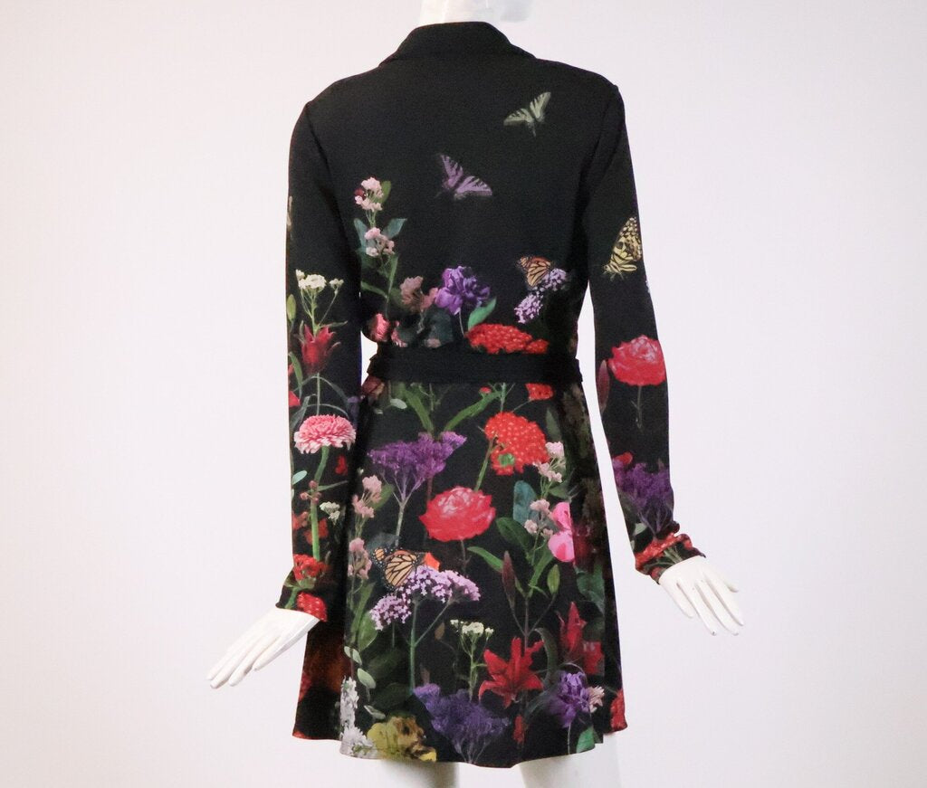 (8) 'Secret Garden' Wrap Mini Dress