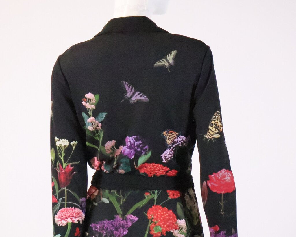 (8) 'Secret Garden' Wrap Mini Dress