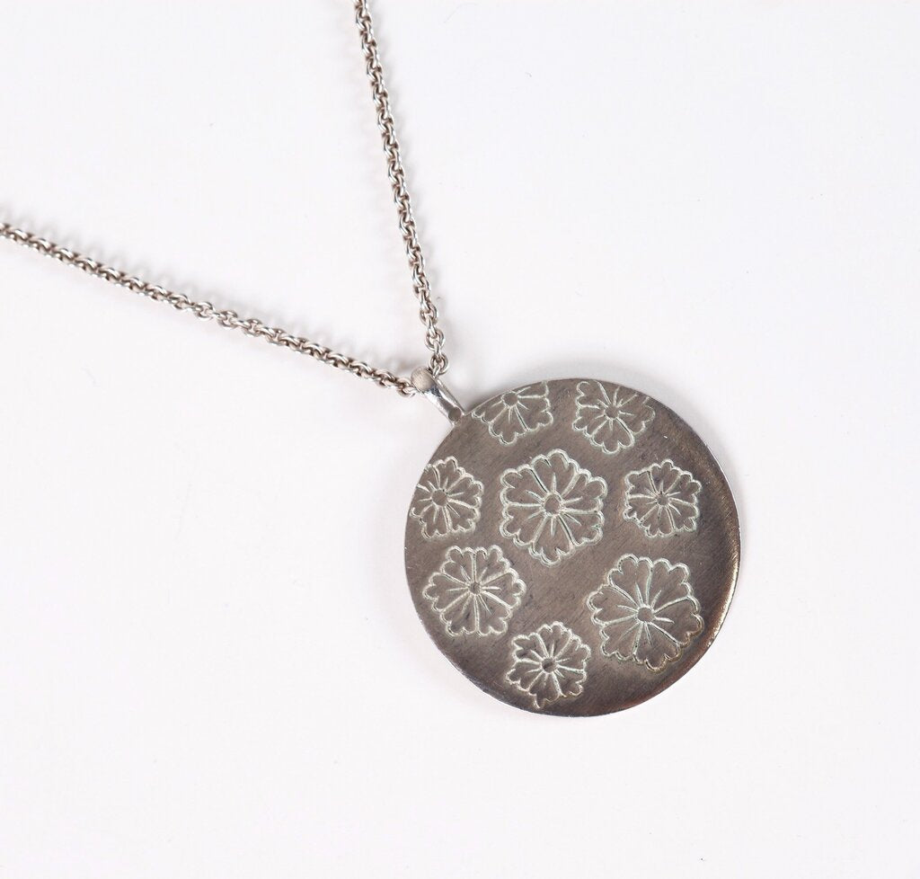 Sterling 'Geisha' Pendant