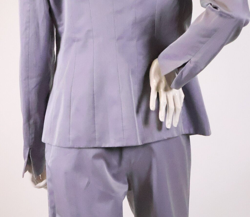 (6) Lilac Silk Blend Pantsuit
